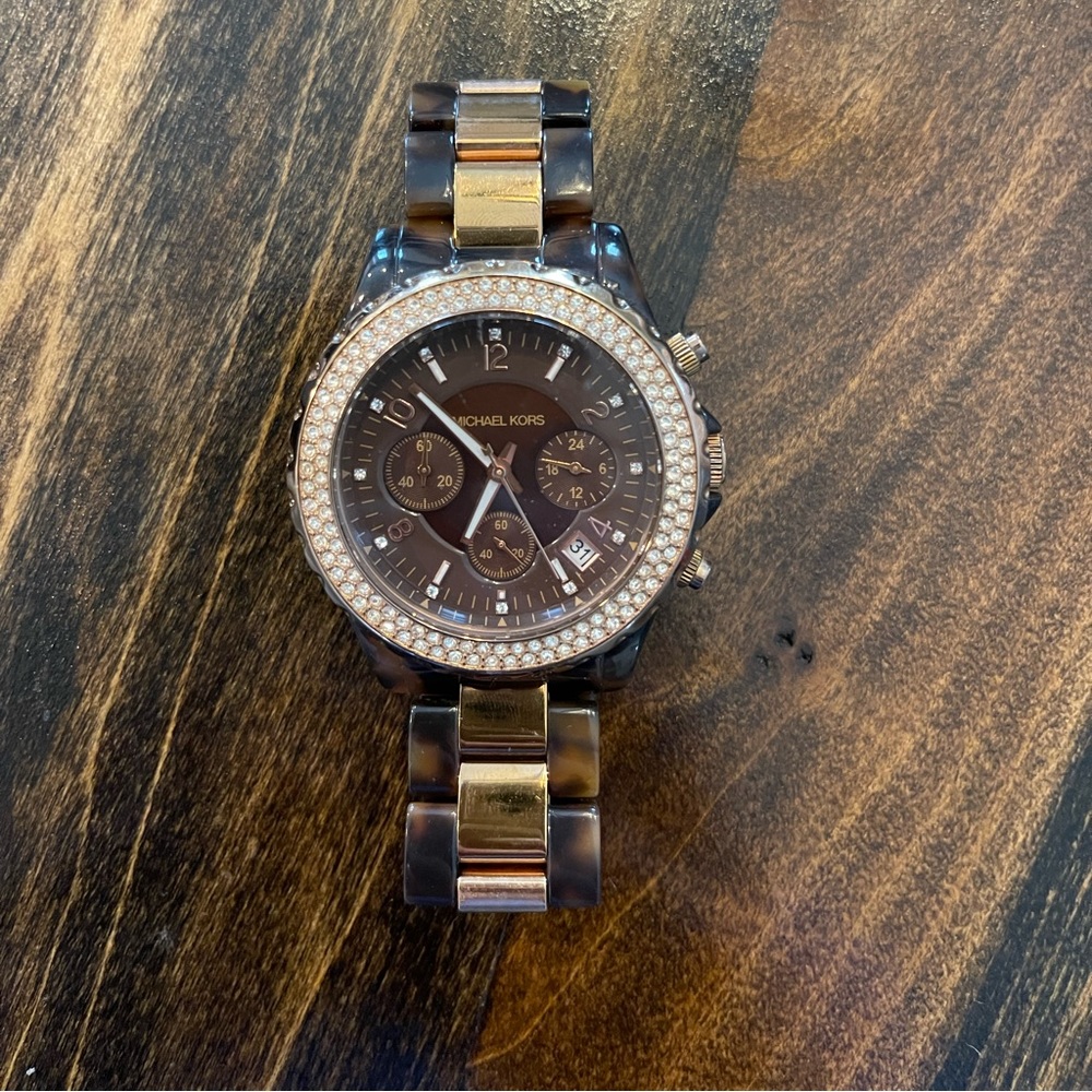 Michael Kors Tortoise Shell Watch